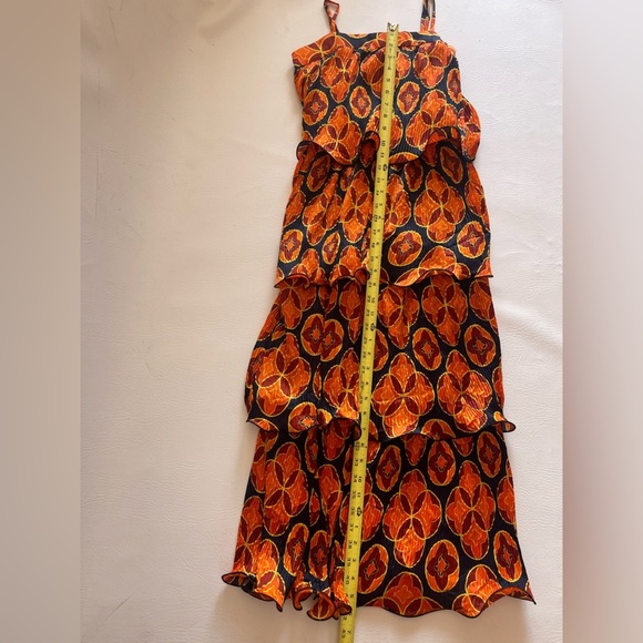 Never Fully Dressed Henrietta NWT Square Neck Sleeveless Tiered Midaxi Dress - Picture 7 of 12